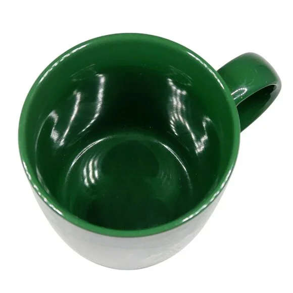 2020 Starbucks Holiday Mug – 12 oz Dark Green Swirl Ceramic Cup, Mermaid Logo - Picture 4 of 4